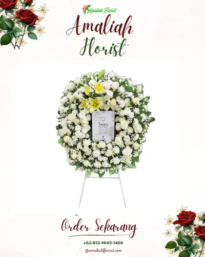 Krans Bunga Duka Cita di Kedungjaran